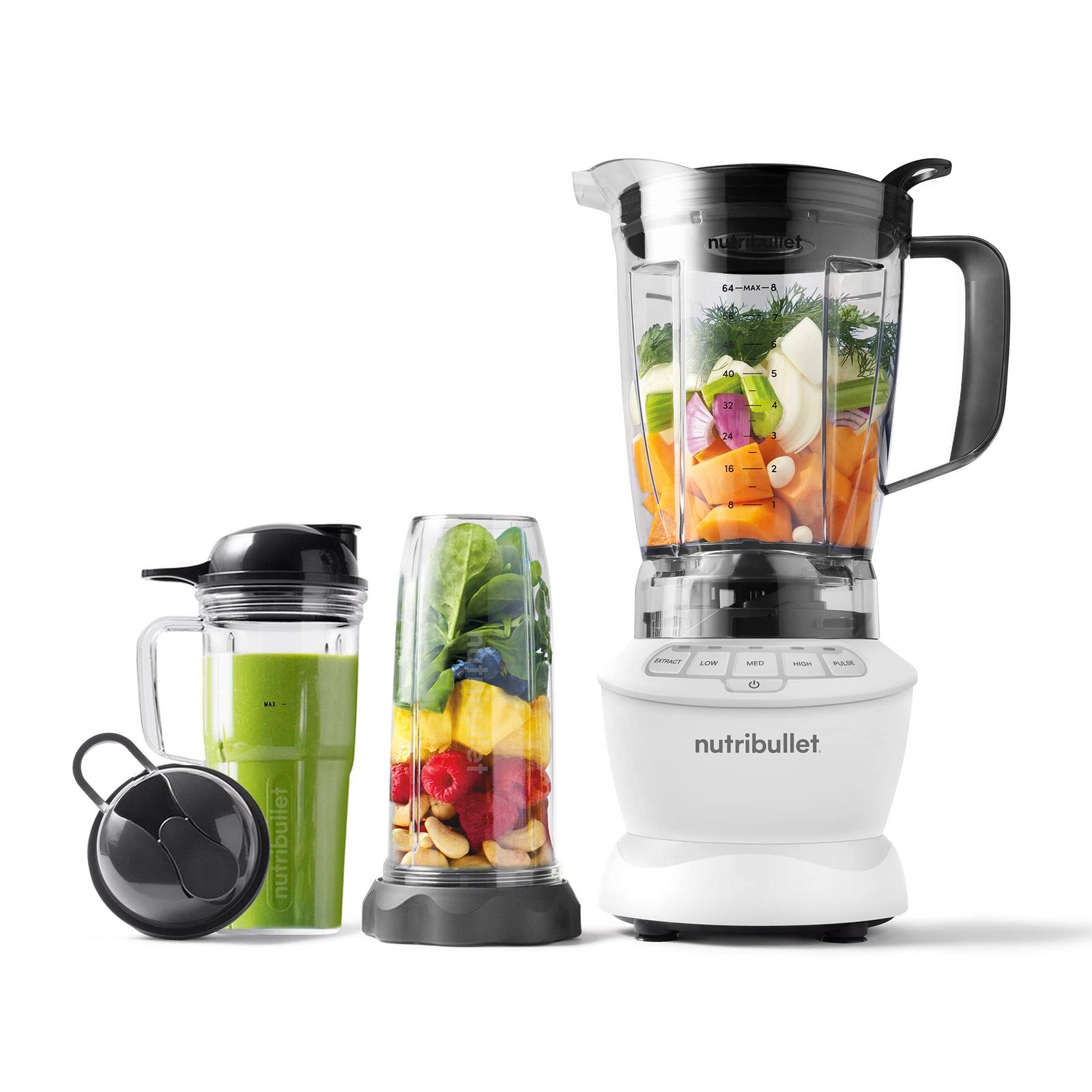 Nutribullet Full-Size Blender Combo 1200W - Matte White